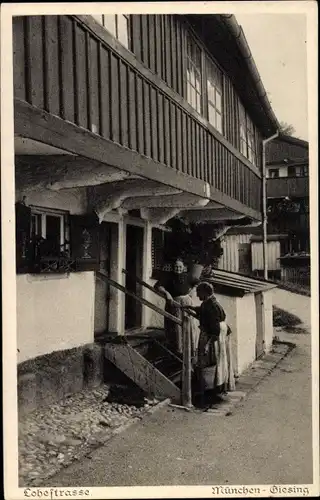 Ak Giesing München Bayern, Lohstraße