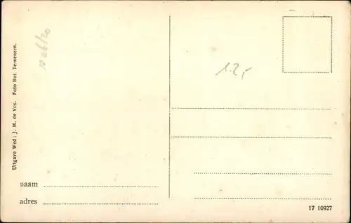 Ak Zaamslag Zeeland Niederlande, Axelschestraat