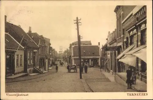 Ak Terneuzen Zeeland Niederlande, Vlooswijkstraat