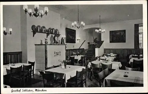 Ak München, Gasthof Schlicker, Tal 74