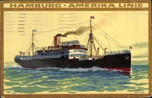 Ak Dampfer, Dampfschiff HAPAG