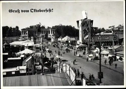 Ak München, Oktoberfest, Festgelände