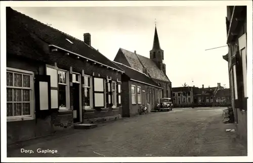 Ak Gapinge Walcheren Zeeland, Dorp, Fachwerk, Geschäft