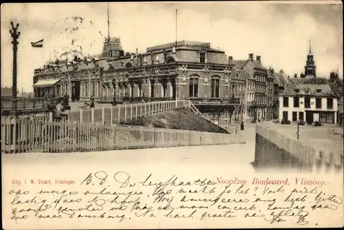 Ak Vlissingen Zeeland Niederlande, Noordzee Boulevard