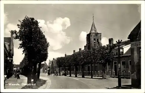 Ak Waarde Zeeland, Dorpstraat, Kerk