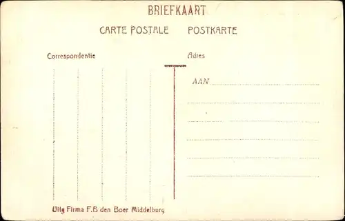 Ak Oud Vossemeer Zeeland Niederlande, Ramp te Oud, 13. März 1906