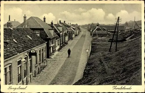 Ak Zoutelande Veere Zeeland Niederlande, Straßenpartie