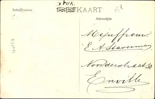 Ak Vlissingen Zeeland Niederlande, Überschwemmung am 12. März 1906, kleiner Markt