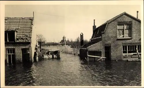 Ak Walcheren Zeeland, het Eiland onder Water