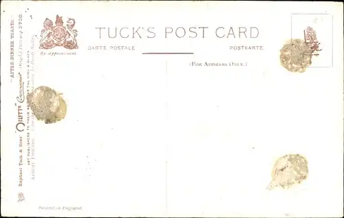 Künstler Ak English Gentleman, Dinner