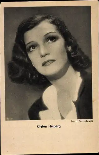 Ak Schauspieler Kirsten Heiberg, Portrait