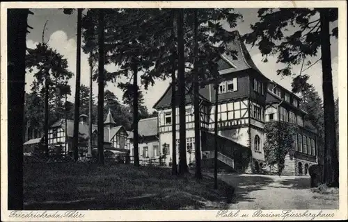 Ak Friedrichroda Thüringen, Hotel und Pension Spiessberghaus, Ph. Glaser