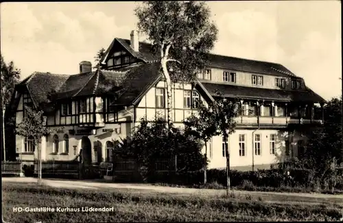Ak Lückendorf Oybin in der Oberlausitz, HO-Gaststätte Kurhaus