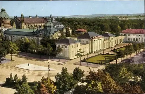 Ak Dresden Altstadt, Ausstellungspalast