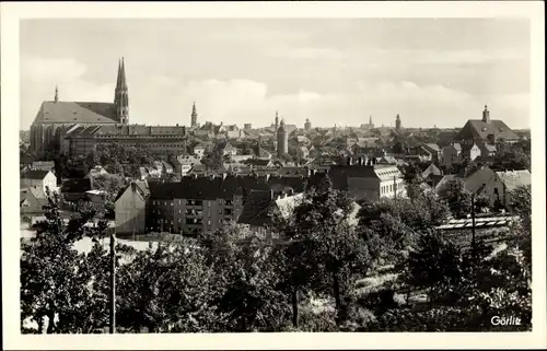 Ak Görlitz in der Lausitz, Stadtpanorama, Kirche
