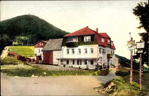 Ak Waltersdorf Großschönau in Sachsen, Baude Rübezahl