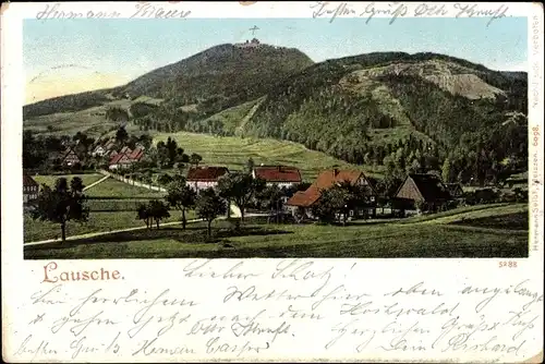 Ak Waltersdorf Großschönau Oberlausitz, Ort, Lausche