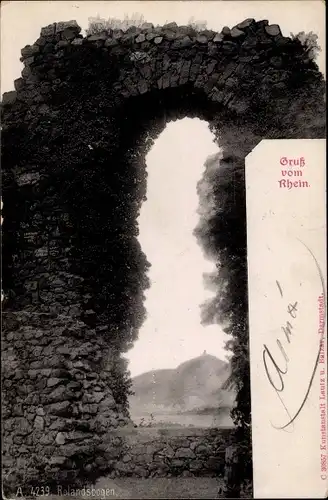 Ak Remagen am Rhein, Rolandsbogen