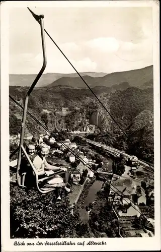 Ak Altenahr im Ahrtal, Blick von der Sesselseilbahn
