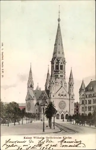 Ak Berlin Charlottenburg, Kaiser-Wilhelm-Gedächtnis-Kirche