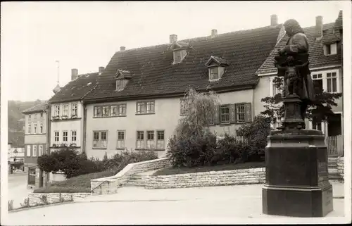 Foto Ak Lutherstadt Eisenach in Thüringen, Denkmal, Wohnhäuser