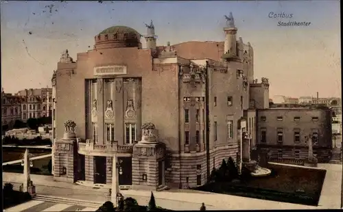 Ak Cottbus in der Niederlausitz, Stadttheater