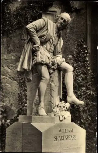 Ak Weimar in Thüringen, Shakespeare-Denkmal