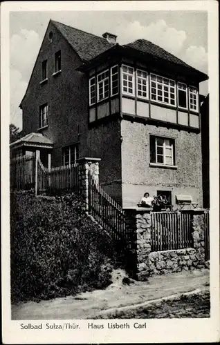 Ak Bad Sulza in Thüringen, Solbad, Haus Lisbeth Carl