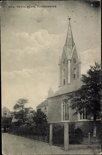 Ak Zonnemaire Zeeland, Ned. Herv. Kerk