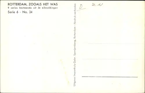 Ak Rotterdam Südholland Niederlande, Jonker Fransstraat, Passanten, Autos