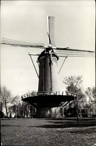 Ak Overschie Rotterdam Südholland, De Speelman, Molen