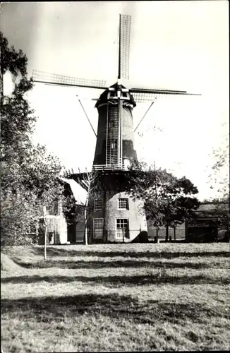 Ak Hellevoetsluis Südholland, Molen