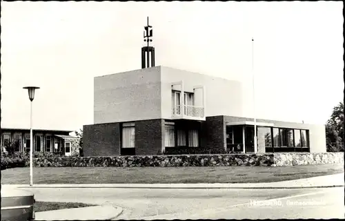 Ak Hulsberg Limburg Niederlande, Gemeentehuis