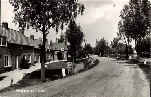 Ak Vlist Südholland Niederlande, Straßenansicht