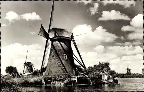 Ak Kinderdijk Molenwaard Südholland Niederlande, Hollandse Molens