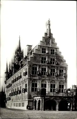 Ak Gouda Südholland Niederlande, Stadhuis