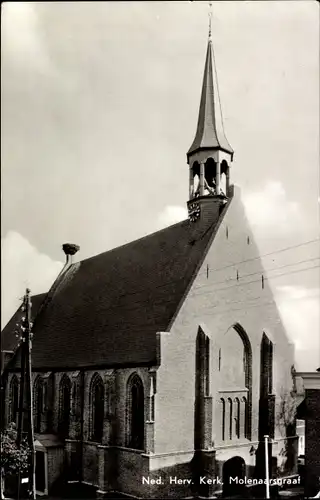 Ak Molenaarsgraaf Molenwaard Südholland Niederlande, Nederlandse Hervormde Kerk