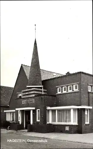 Ak Hagestein Vijfheerenlanden Utrecht, Gemeentehuis