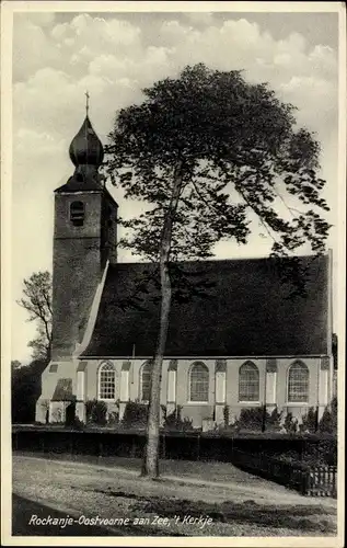 Ak Rockanje Oostvoorne aan Zee Südholland, 't Kerkje