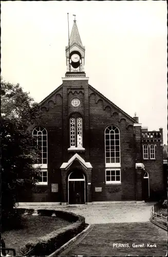 Ak Pernis Rotterdam Südholland Niederlande, Geref. Kerk