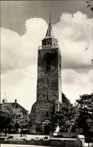 Ak Rijnsburg Südholland, Nederlandse Hervormde Kerk