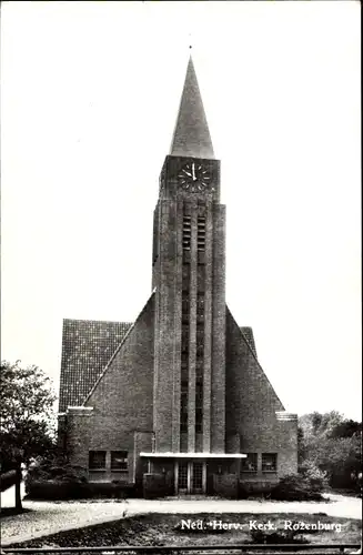 Ak Rozenburg Südholland, Ned. Herv. Kerk