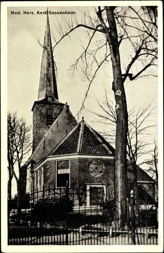 Ak Sassenheim Südholland, Nederlandse Hervormde Kerk