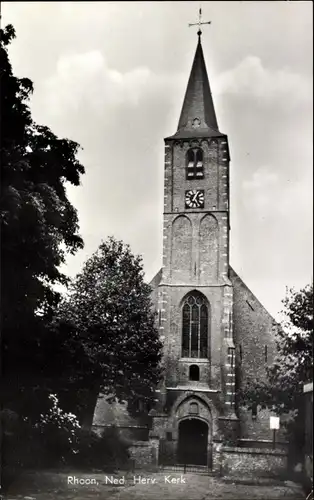 Ak Roon Rhoon Südholland, Ned. Herv. Kerk