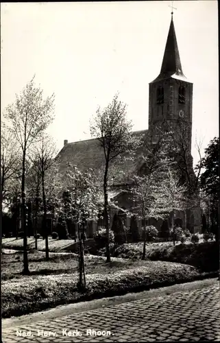 Ak Roon Rhoon Südholland, Ned. Herv. Kerk