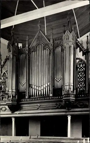 Ak Meerkerk Südholland, Ned. Herv. Kerk, Orgel