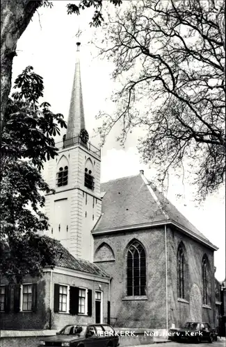 Ak Meerkerk Südholland, Ned. Herv. Kerk