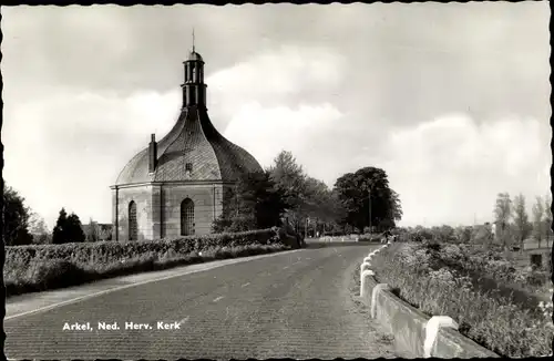 Ak Arkel Molenlanden Südholland, Ned. Herv. Kerk