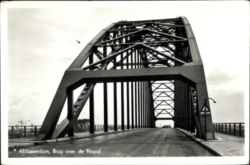 Ak Alblasserdam Südholland, Brug over de Noord