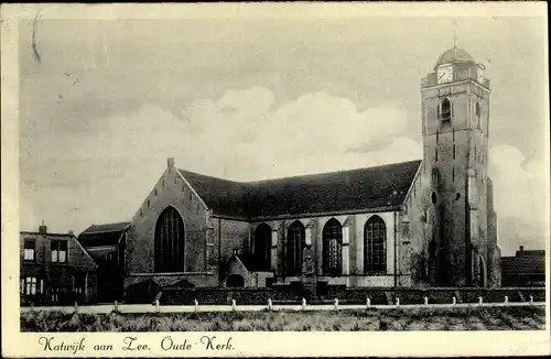 Ak Katwijk aan Zee Südholland Niederlande, Oude Kerk